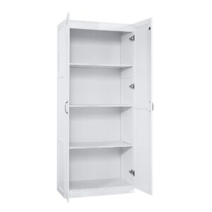 Manhattan Comfort Hopkins Modern  Storage Closet 3.0 in White