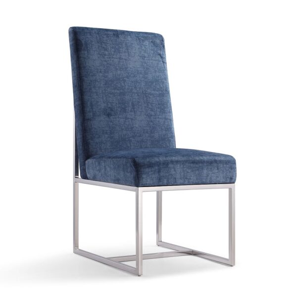 Manhattan Comfort Element Blue Dining Chairs (Set of 6)