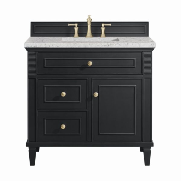 James Martin JM 424-V36 Lorelai 36 Inch Free-Standing Single Sink Bathroom Vanity with 3 CM Top