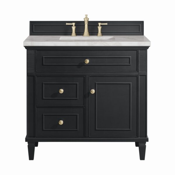 James Martin JM 424-V36 Lorelai 36 Inch Free-Standing Single Sink Bathroom Vanity with 3 CM Top