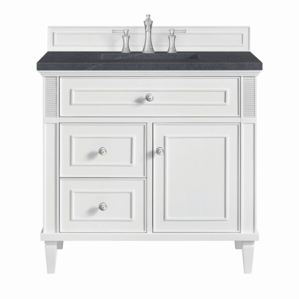 James Martin JM 424-V36 Lorelai 36 Inch Free-Standing Single Sink Bathroom Vanity with 3 CM Top