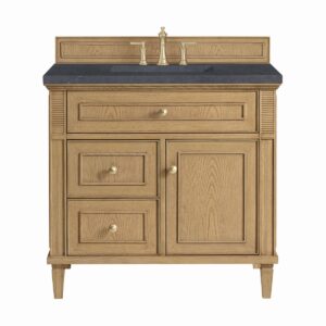 James Martin JM 424-V36 Lorelai 36 Inch Free-Standing Single Sink Bathroom Vanity with 3 CM Top