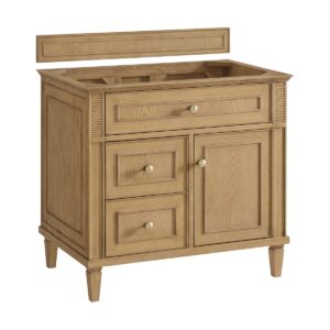 James Martin 424-V36 Lorelai 35 7/8 Inch Free-Standing Single Sink Bathroom Vanity Cabinet Only