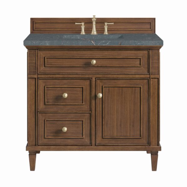 James Martin JM 424-V36 Lorelai 36 Inch Free-Standing Single Sink Bathroom Vanity with 3 CM Top