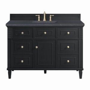 James Martin JM 424-V48 Lorelai 48 Inch Free-Standing Single Sink Bathroom Vanity with 3 CM Top