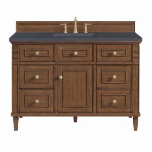 James Martin JM 424-V48 Lorelai 48 Inch Free-Standing Single Sink Bathroom Vanity with 3 CM Top