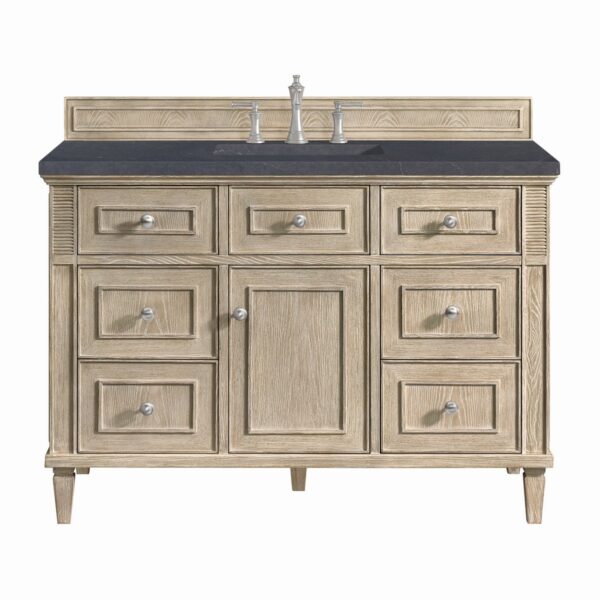 James Martin JM 424-V48 Lorelai 48 Inch Free-Standing Single Sink Bathroom Vanity with 3 CM Top