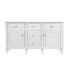 James Martin 424-V60D Lorelai 59 7/8 Inch Free-Standing Double Sink Bathroom Vanity Cabinet Only