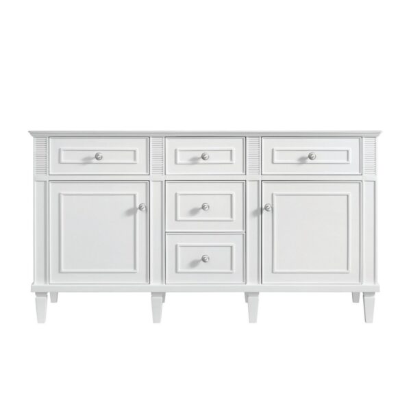 James Martin 424-V60D Lorelai 59 7/8 Inch Free-Standing Double Sink Bathroom Vanity Cabinet Only