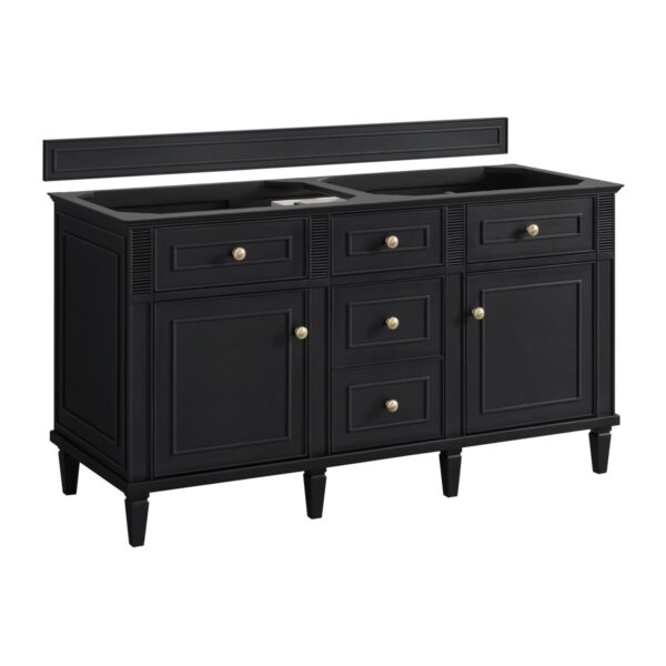 James Martin 424-V60D Lorelai 59 7/8 Inch Free-Standing Double Sink Bathroom Vanity Cabinet Only