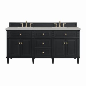 James Martin JM 424-V72 Lorelai 72 Inch Free-Standing Double Sink Bathroom Vanity with 3 CM Top