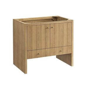 James Martin 435-V36-LNO Hudson 35 7/8 Inch Light Natural Oak Single Sink Vanity Cabinet Only