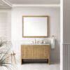 James Martin 435-V48-LNO-3AF Hudson 48 Inch Light Natural Oak Single Sink Vanity with 3 cm Arctic Fall Top