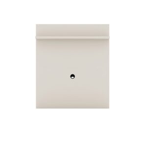 Manhattan Comfort Tribeca 35.43 Mid-Century Modern TV Panel with Overhead D?cor Shelf in Off White