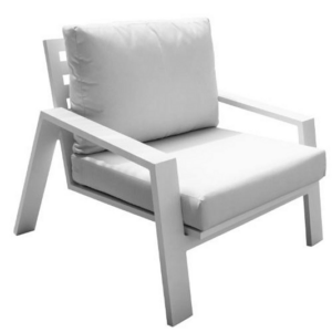 Panama Jack PJO-2401-WHT-4PS-GL Mykonos 4-Piece Seating Set