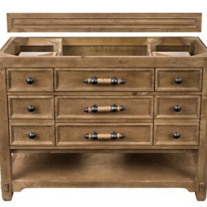 James Martin 500-V48-HON Malibu 48 Inch Single Vanity Cabinet in Honey Alder