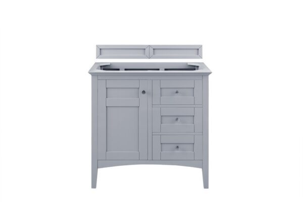 James Martin 527-V36-SL Palisades 36 Inch Single Vanity in Silver Gray