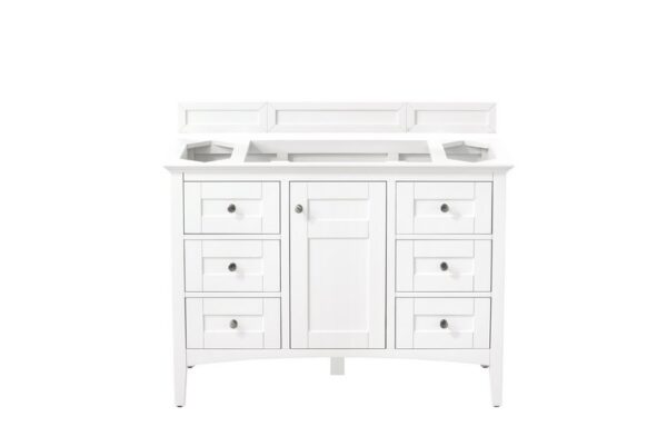 James Martin 527-V48-BW Palisades 48 Inch Single Vanity in Bright White