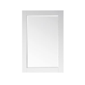 Altair 531024-MIR Ivy 24 Inch Rectangular Bathroom Wood Framed Wall Mirror