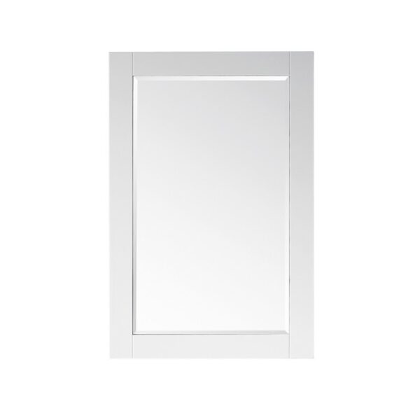 Altair 531024-MIR Ivy 24 Inch Rectangular Bathroom Wood Framed Wall Mirror