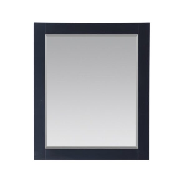 Altair 535030-MIR Maribella 27 1/4 Inch Rectangular Bathroom Wood Framed Wall Mirror