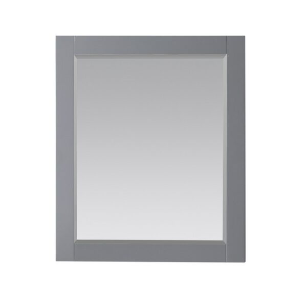 Altair 535030-MIR Maribella 27 1/4 Inch Rectangular Bathroom Wood Framed Wall Mirror