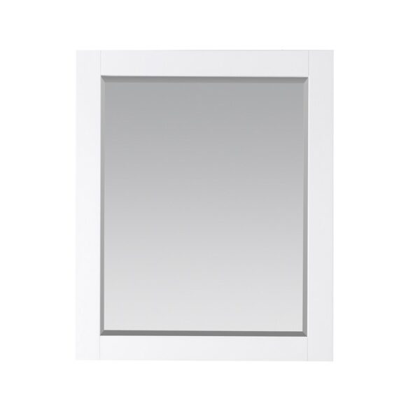 Altair 535030-MIR Maribella 27 1/4 Inch Rectangular Bathroom Wood Framed Wall Mirror