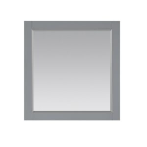 Altair 535036-MIR Maribella 33 1/2 Inch Rectangular Bathroom Wood Framed Wall Mirror