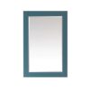 Altair 541024-MIR-RG Sutton 24 Inch Rectangular Bathroom Wood Framed Wall Mirror - Royal Green