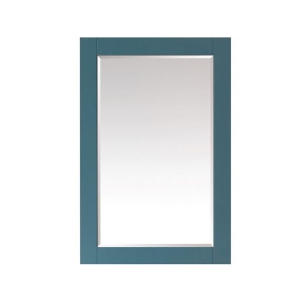 Altair 541024-MIR-RG Sutton 24 Inch Rectangular Bathroom Wood Framed Wall Mirror - Royal Green