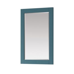 Altair 541024-MIR-RG Sutton 24 Inch Rectangular Bathroom Wood Framed Wall Mirror - Royal Green