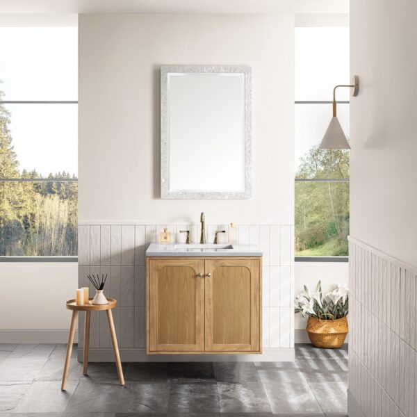 James Martin 545-V30-LNO Laurent 29 7/8 Inch Light Natural Oak Single Sink Vanity Cabinet Only