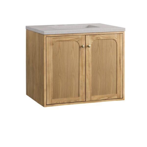 James Martin 545-V30-LNO-3ESR Laurent 30 Inch Light Natural Oak Single Sink Vanity with 3 cm Eternal Serena Top