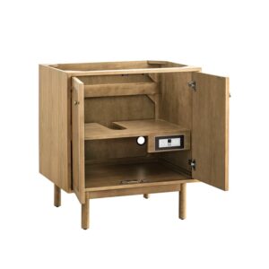 James Martin 545-V30-LNO Laurent 29 7/8 Inch Light Natural Oak Single Sink Vanity Cabinet Only