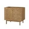 James Martin 545-V36-LNO Laurent 35 7/8 Inch Light Natural Oak Single Sink Vanity Cabinet Only