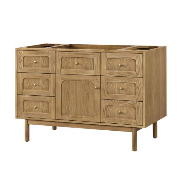 James Martin 545-V48-LNO Laurent 47 7/8 Inch Light Natural Oak Single Sink Vanity Cabinet Only