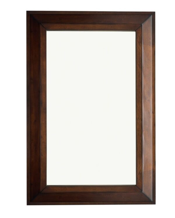 James Martin 620-M28-BNM Portland 28 Inch Rectangular Mirror in Burnished Mahogany