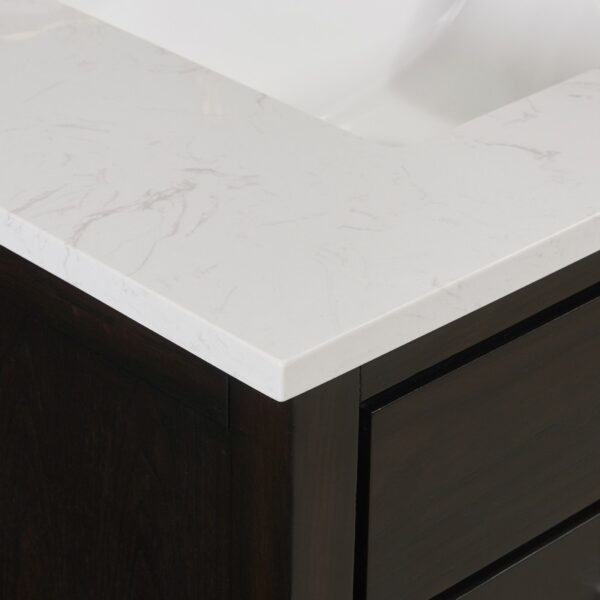 Altair 62073-CTP-JW Frosinone 73 Inch Single Bathroom Vanity Top in Jazz White with Ceramic Rectangle Undermount Sink