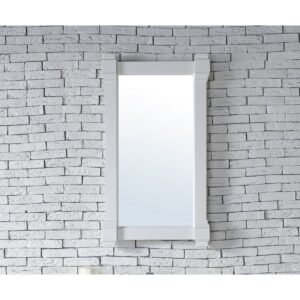 James Martin 650-M22-BW Brittany 22 Inch Mirror in Bright White