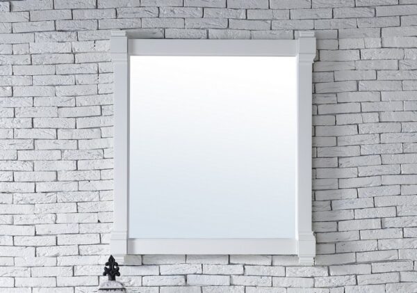 James Martin 650-M35-BW Brittany 36 Inch Mirror in Bright White