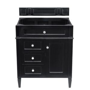 James Martin 650-V30-BKO Brittany 30 Inch Single Vanity in Black Onyx