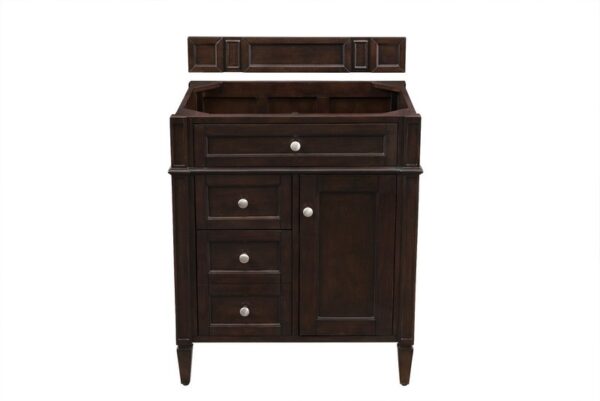 James Martin 650-V30-BNM Brittany 30 Inch Single Vanity in Burnished Mahogany