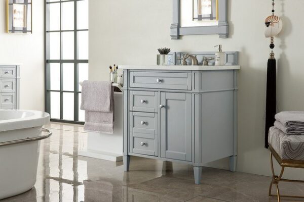 James Martin 650-V30-UGR Brittany 30 Inch Single Vanity in Urban Gray