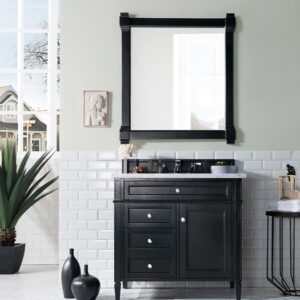 James Martin 650-V36-BKO Brittany 35 Inch Black Onyx Single Vanity