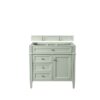 James Martin 650-V36-SGR Brittany 36 Inch Sage Green Single Vanity