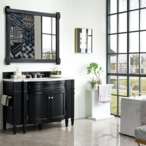 James Martin 650-V46-BKO Brittany 46 Inch Single Vanity in Black Onyx