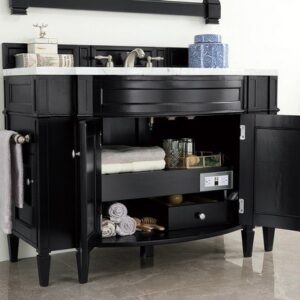 James Martin 650-V46-BKO Brittany 46 Inch Single Vanity in Black Onyx