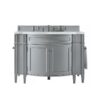 James Martin 650-V46R-UGR-AF Brittany 46 Inch Single Vanity in Urban Gray with 3 CM Arctic Fall Solid Surface Top