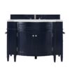 James Martin 650-V46R-VBL-AF Brittany 46 Inch Single Vanity in Victory Blue with 3 CM Arctic Fall Solid Surface Top