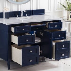 James Martin 650-V48-VBL Brittany 47 Inch Victory Blue Single Vanity